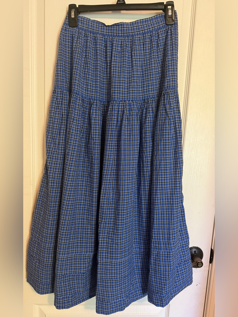 NWT Doen Sebastaine Skirt in Cassis Check - Picture 4 of 5